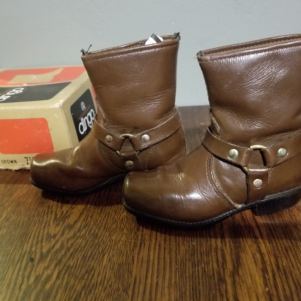 Vintage Boys Dingo cowboy boots kids 7 1/2 D